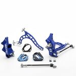 Nissan S13 Front V2 Drift Angle Lock Kit with Rack Offset Spacers