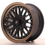 Japan Racing JR10 15X7 ET30 4x100/108 Matt Black BzLip