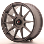 Japan Racing JR11 17X7.25 ET35 PCD Gun Metal