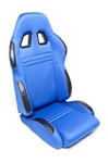 TA-Technix sport seat - blue, adjustable