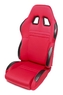 TA-Technix sport seat - red, adjustable