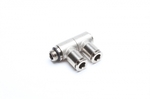 TA-Technix double angle plug fitting 2 x 6mm with 1/8" AG